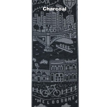 Scarf | Melbourne | Charcoal